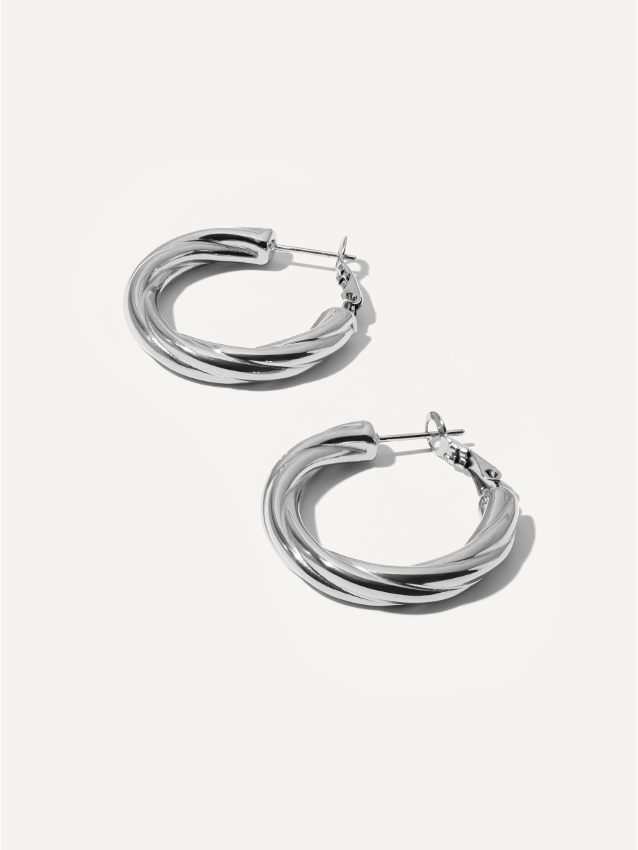 Spiral Hoop Earrings