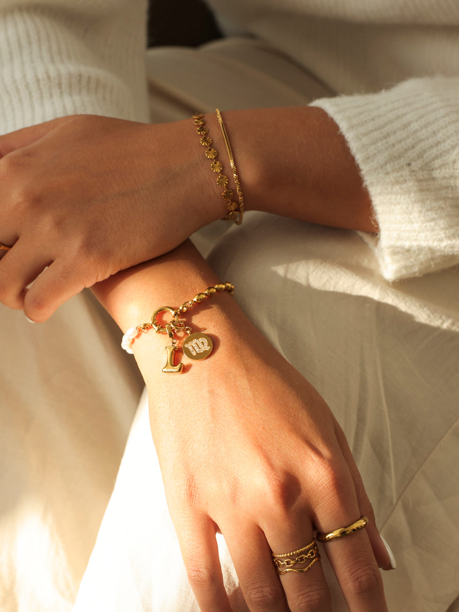 Twinkling Zodiac Ketten-Charm - Virgo