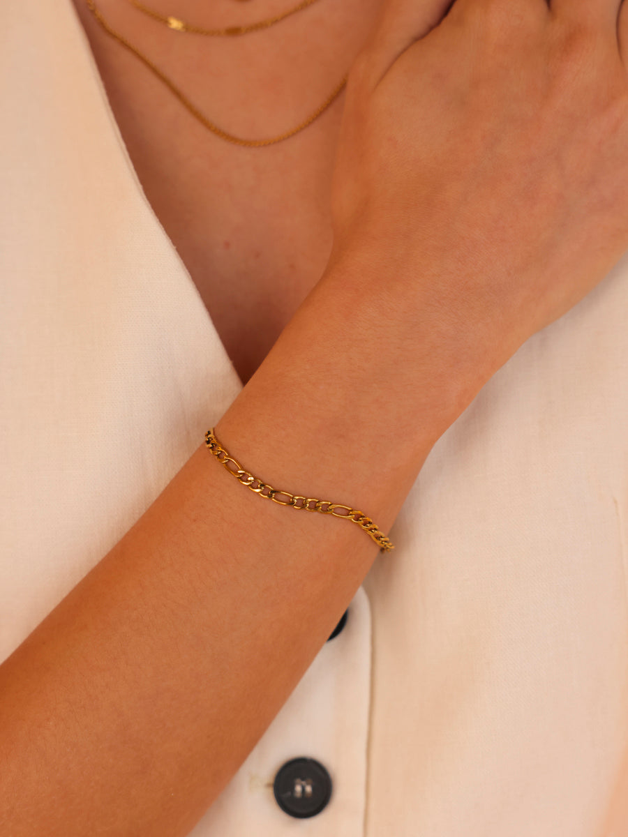 Figaro Steel Armband