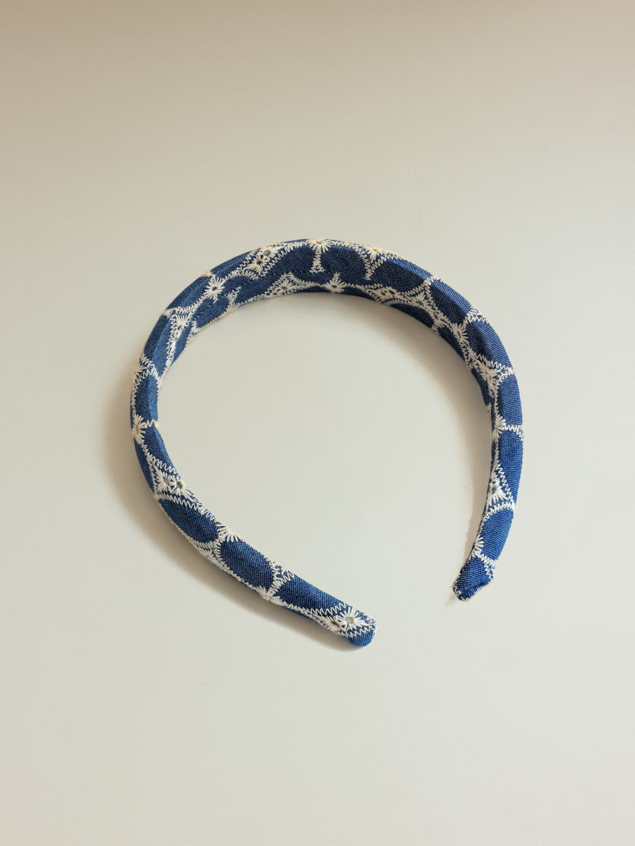 Kiss Denim Haarreif Dark Blue