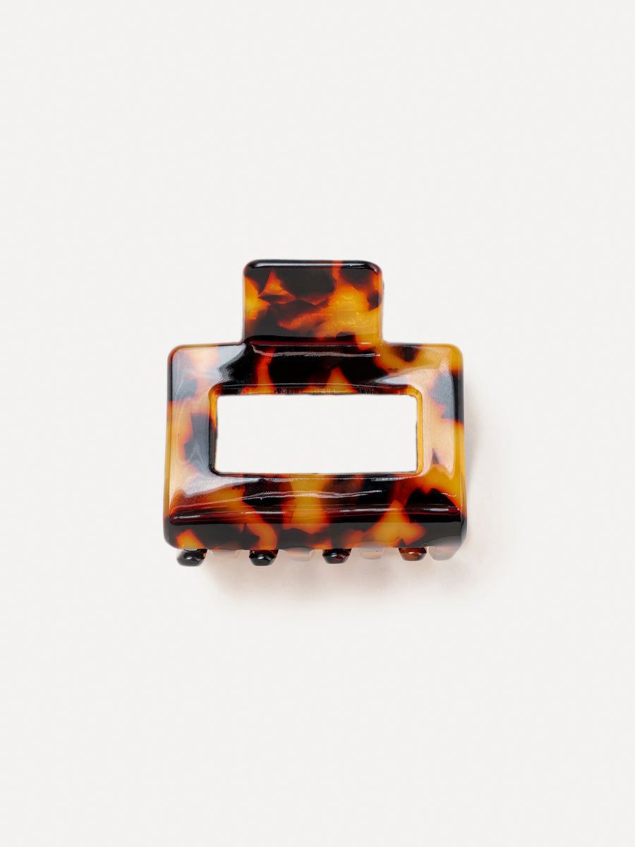 Classic Frame Hair Clip Dark Tortoiseshell
