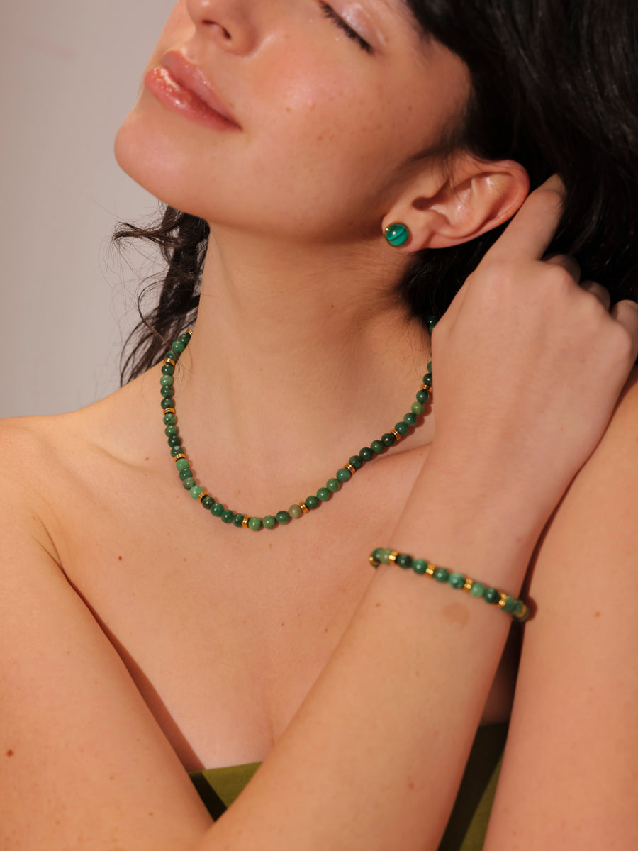 Wandering Wish Dark Green Ohrringe