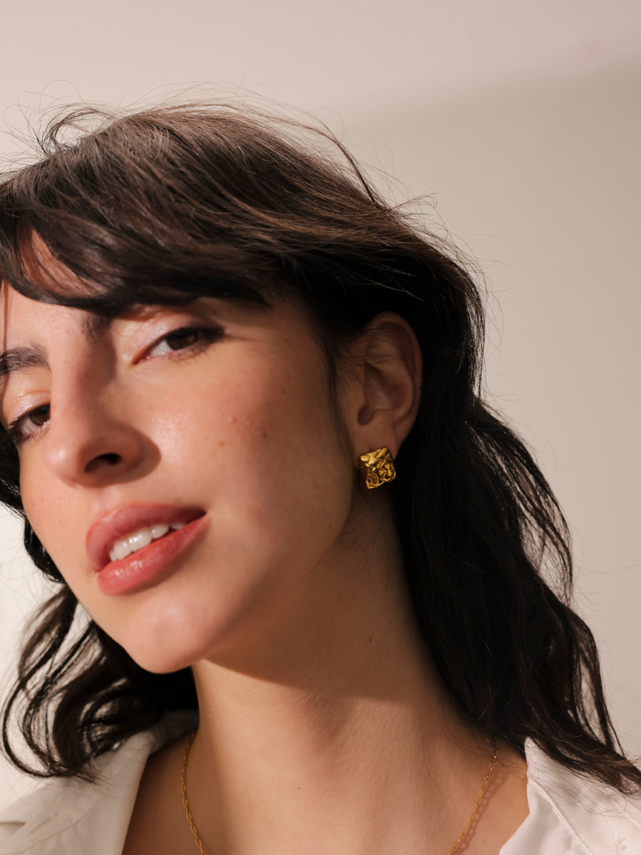 Square Weave Ohrringe