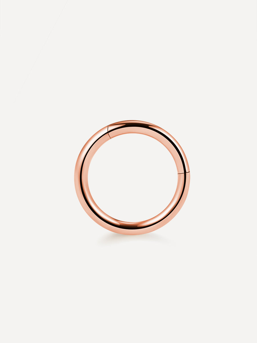 Simple Hoop Titanium Piercing