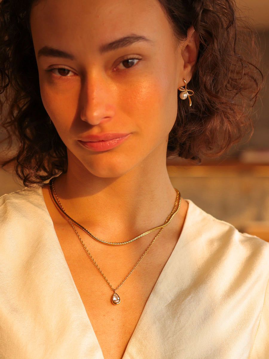 Pearl Click Ohrringe