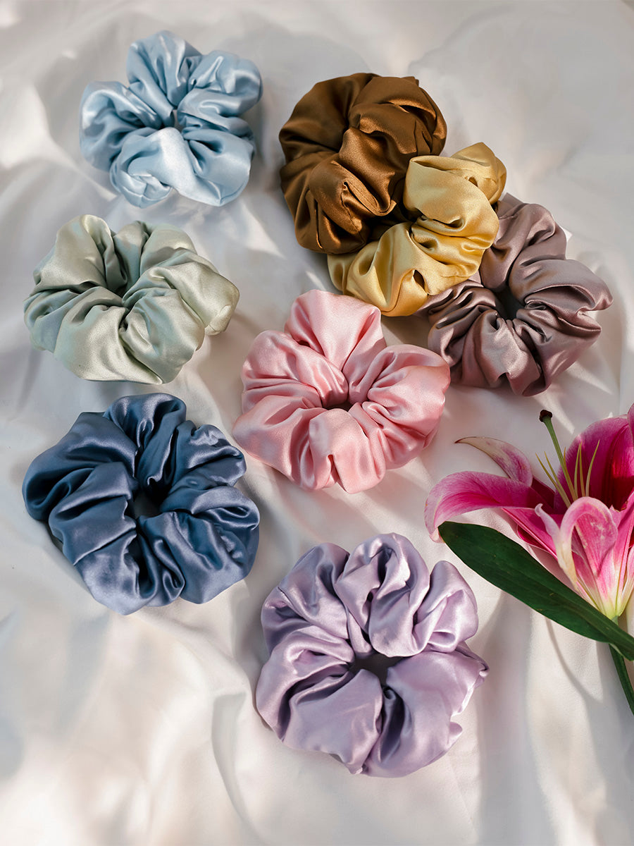 Pure Silk Scrunchie Bundle
