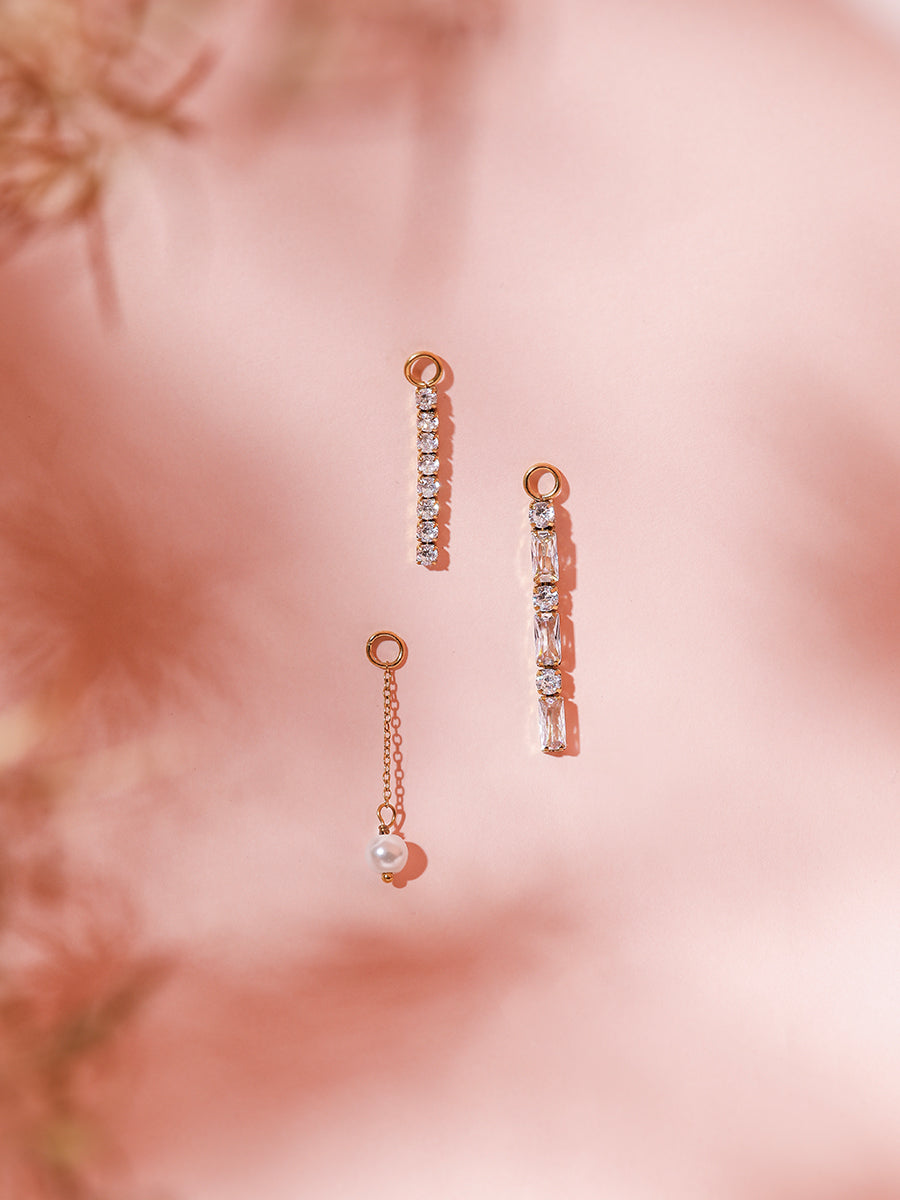 2 Ohrring-Charms Bundle