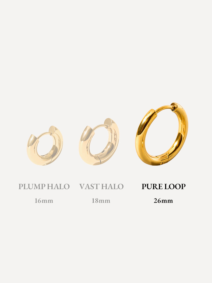 26mm Pure Loop Earrings