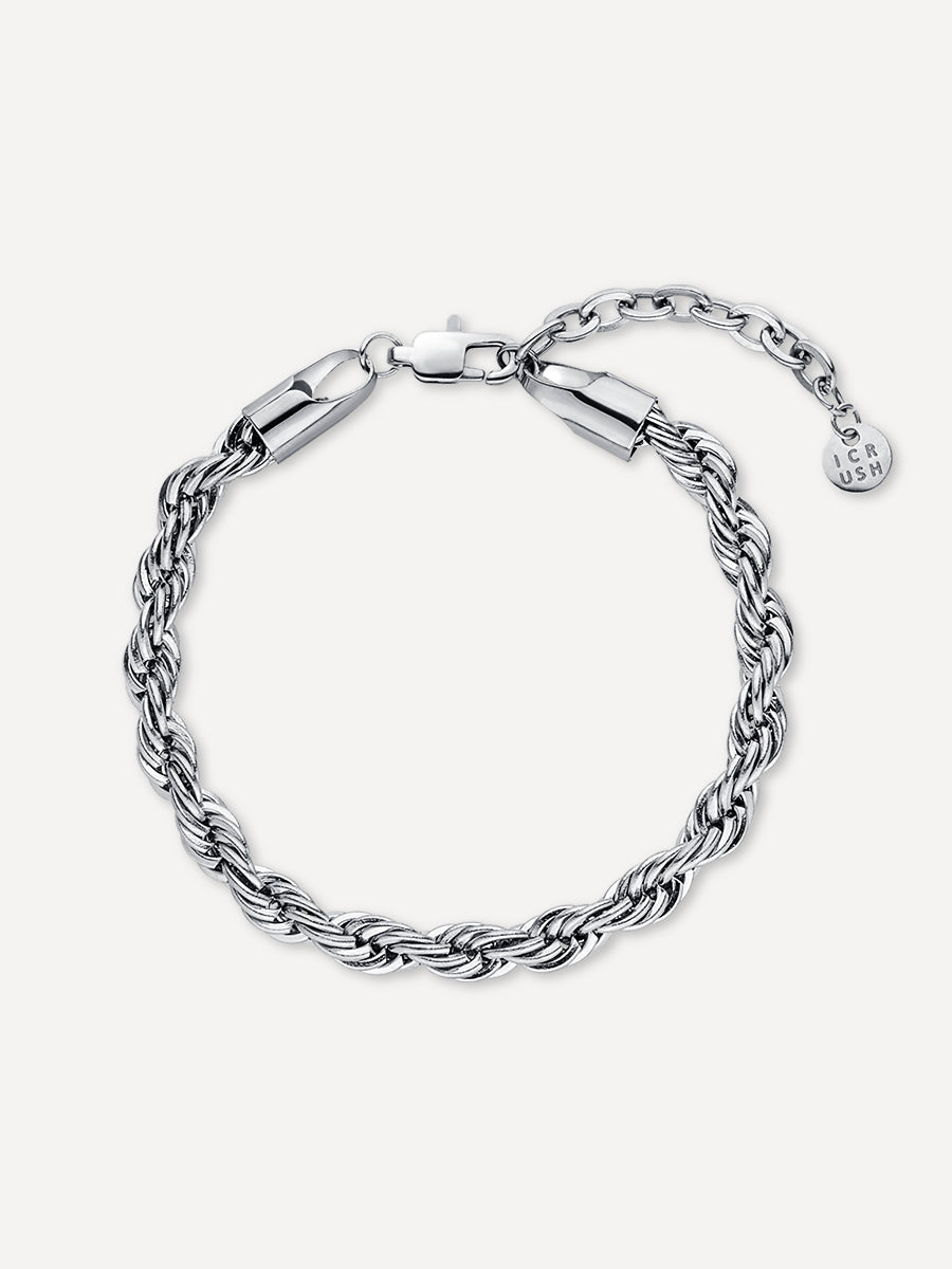 DNA Armband Silber