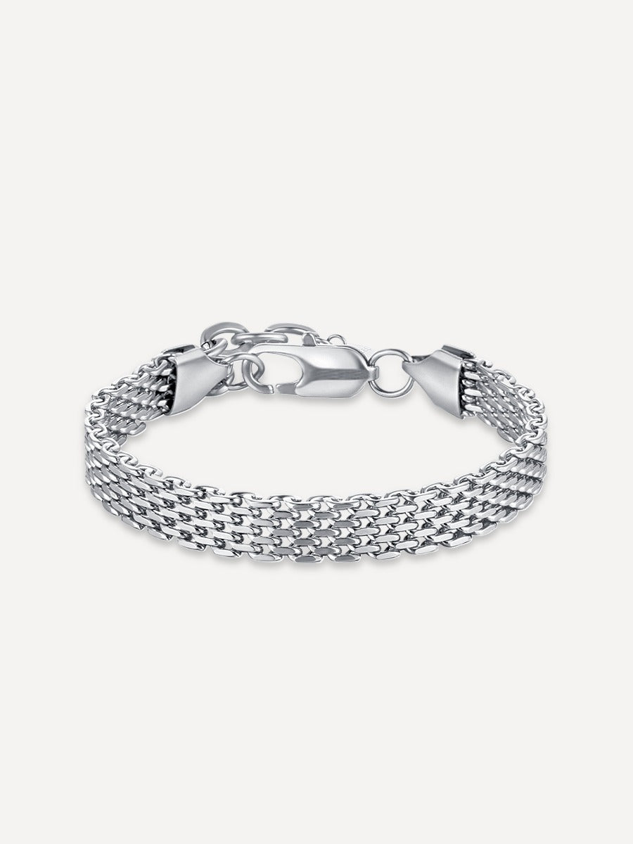 Mesh Armbänder Silber