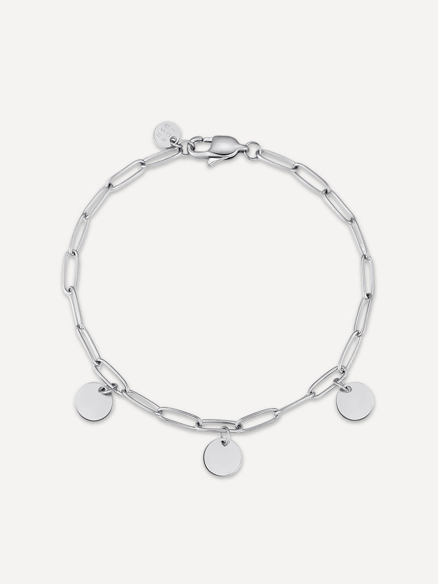 TRIO SHINE Armband Silber