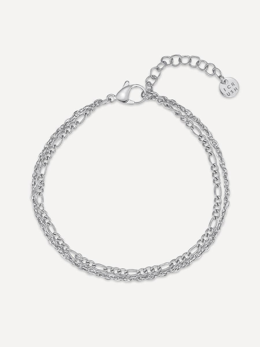 Never-go-wrong ARMBAND Silber