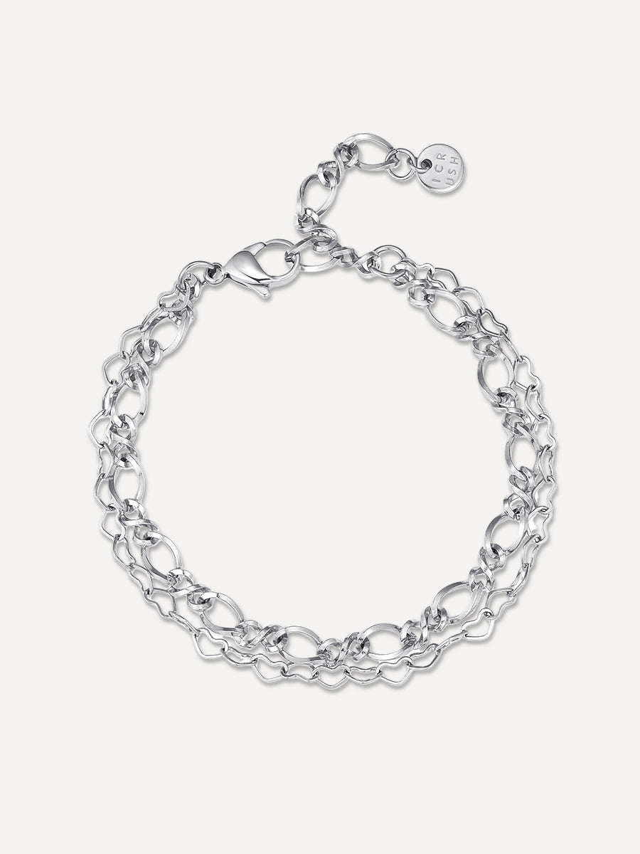 Forever Love ARMBAND Silber