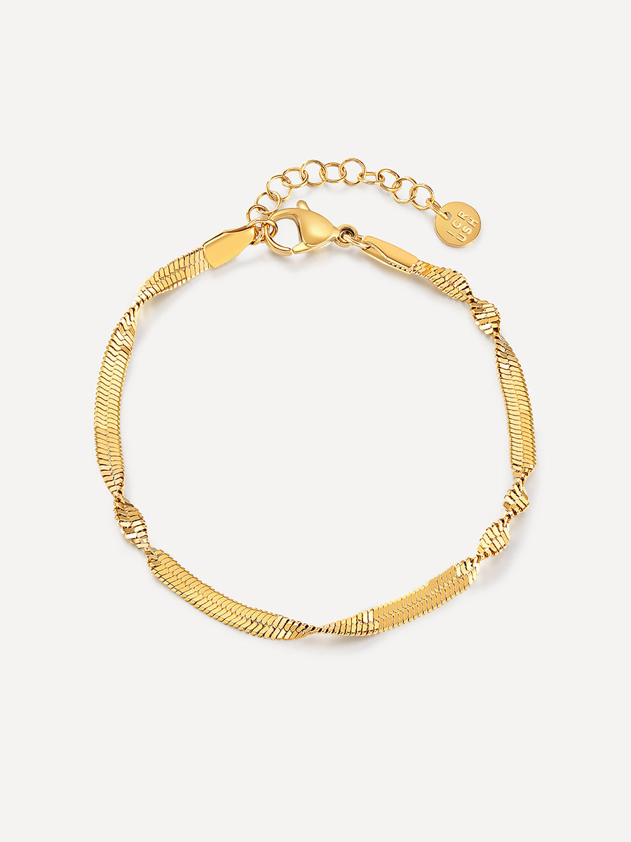 Full of Twist ARMBAND Gold