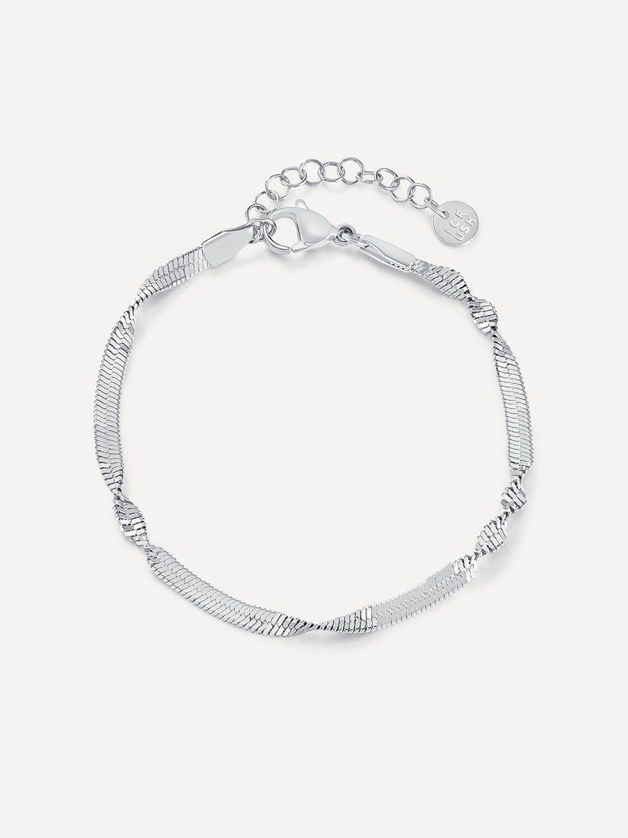 Full of Twist ARMBAND Silber