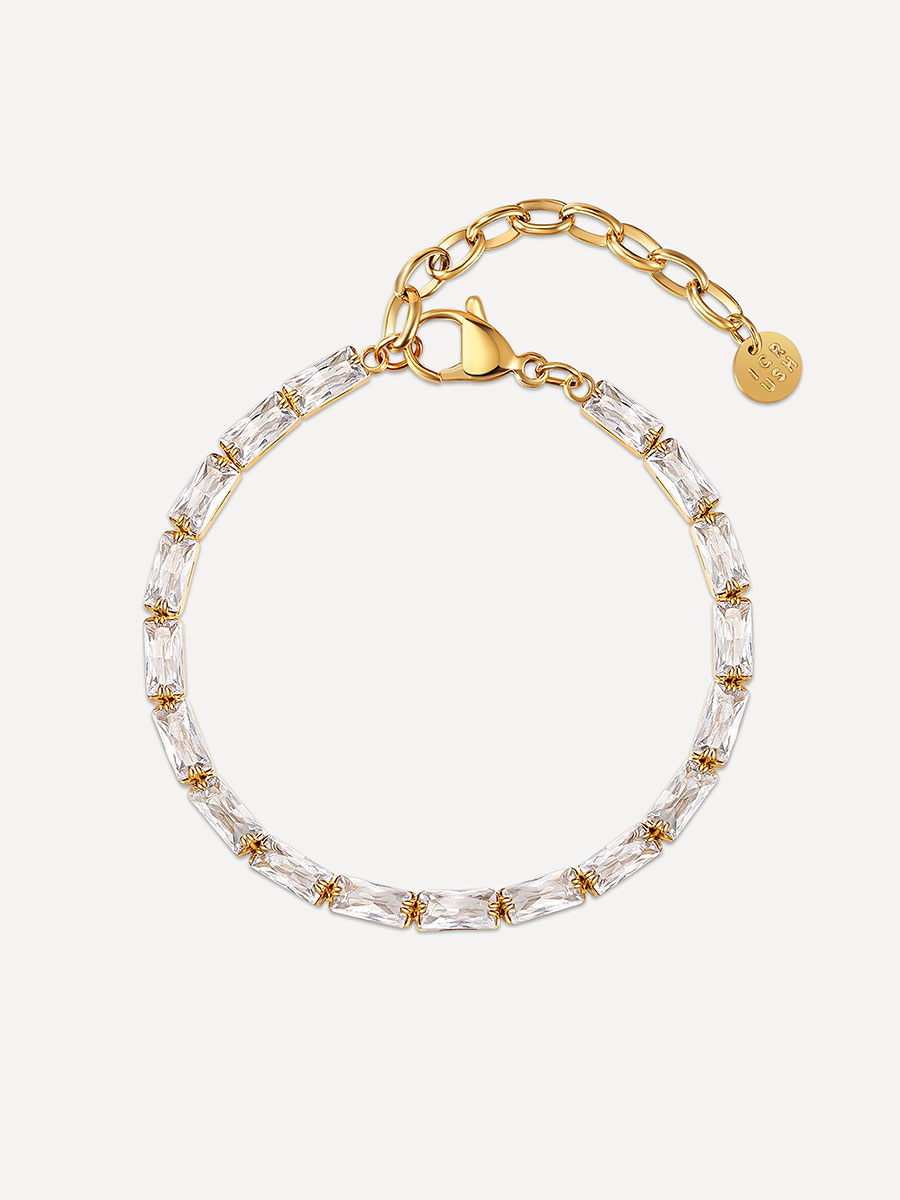 Rectangle Shining ARMBAND Gold