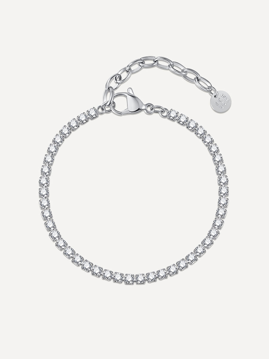 Full Shine ARMBAND Silber