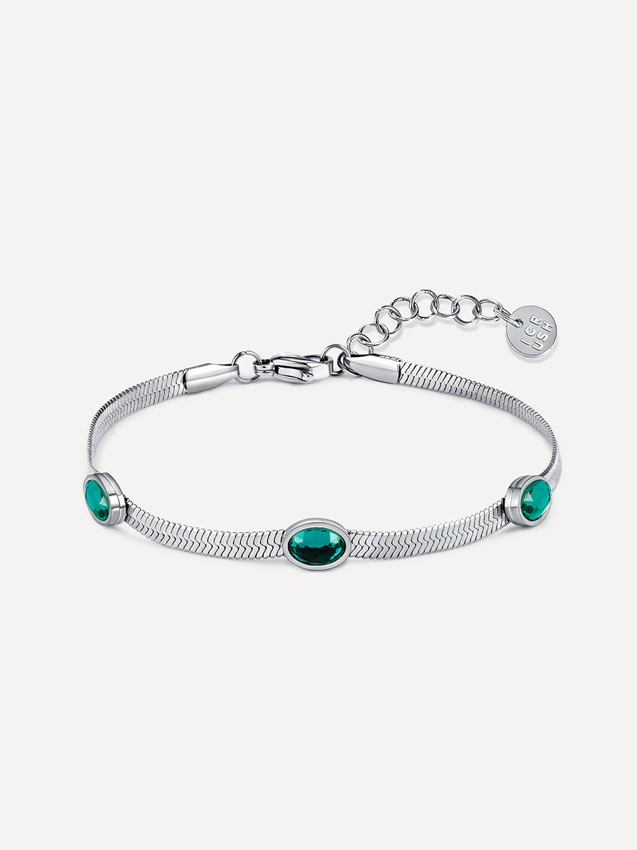 Sleek Aurora ARMBAND Silber