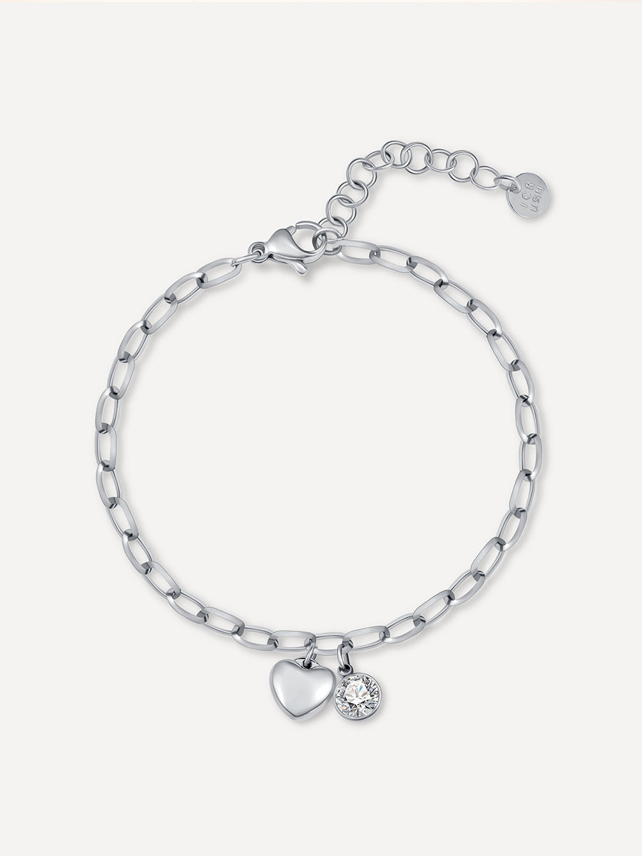 Heart n Spark ARMBAND Silber