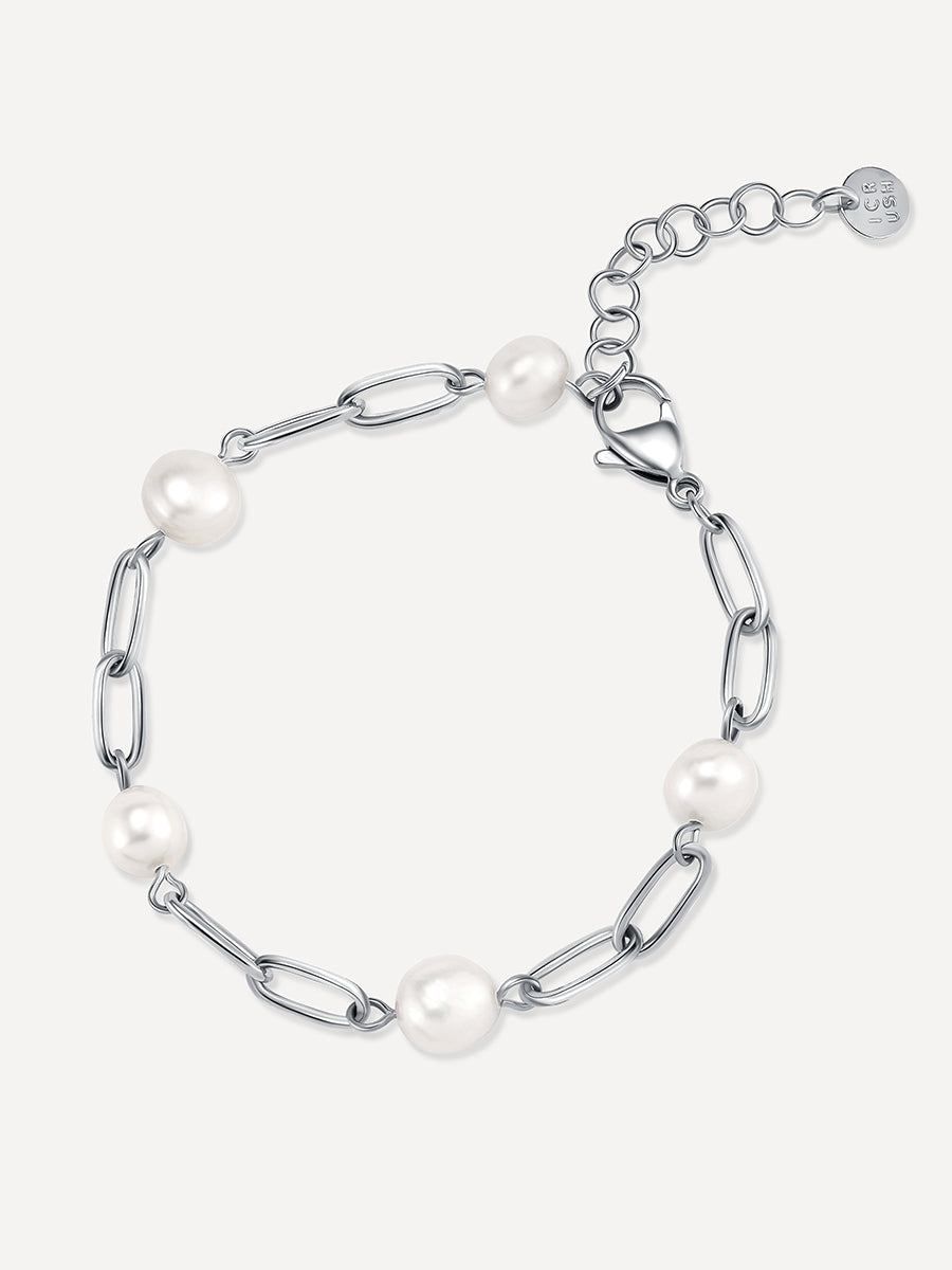 Cheerful Pearls ARMBAND Silber