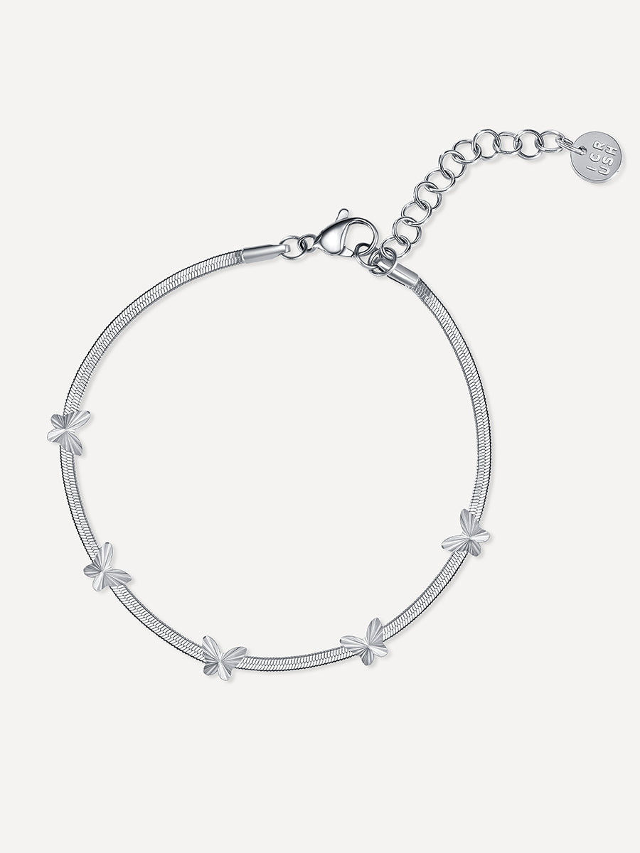 Delicate Butterfly ARMBAND Silber