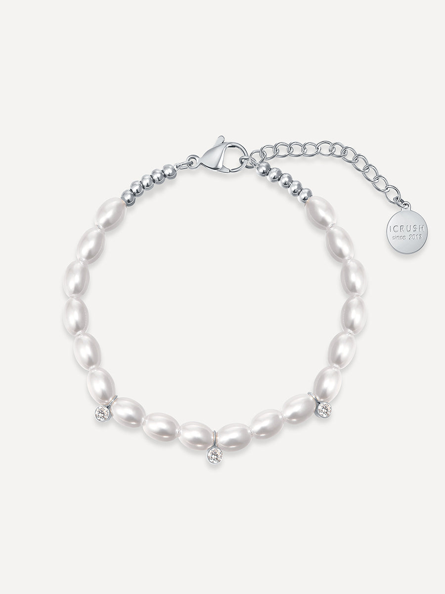 Profusion Pearls ARMBAND Silber