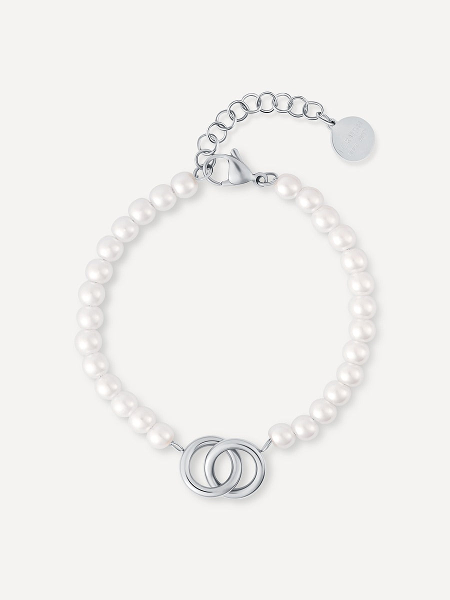 Infinite Love Pearl ARMBAND Silber