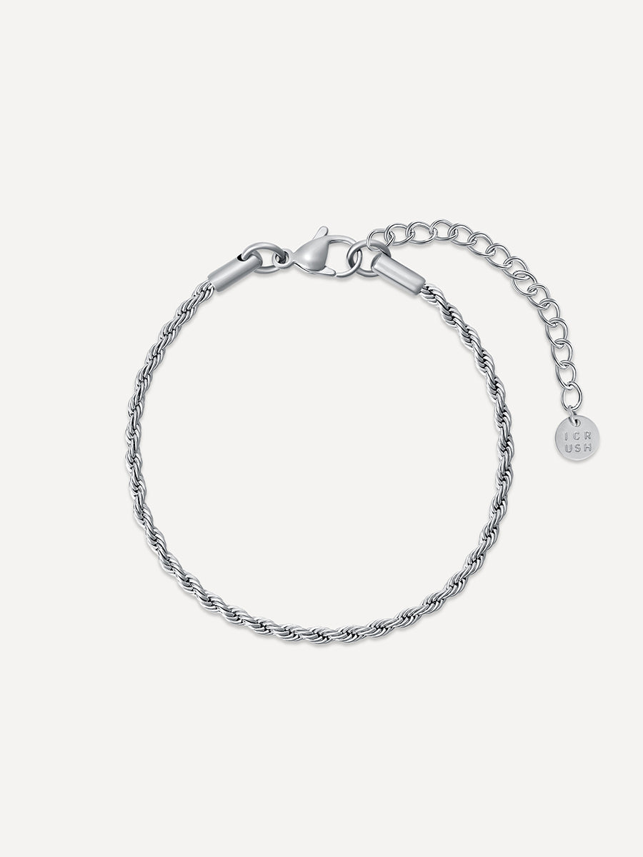 DELICATE DNA ARMBAND Silber