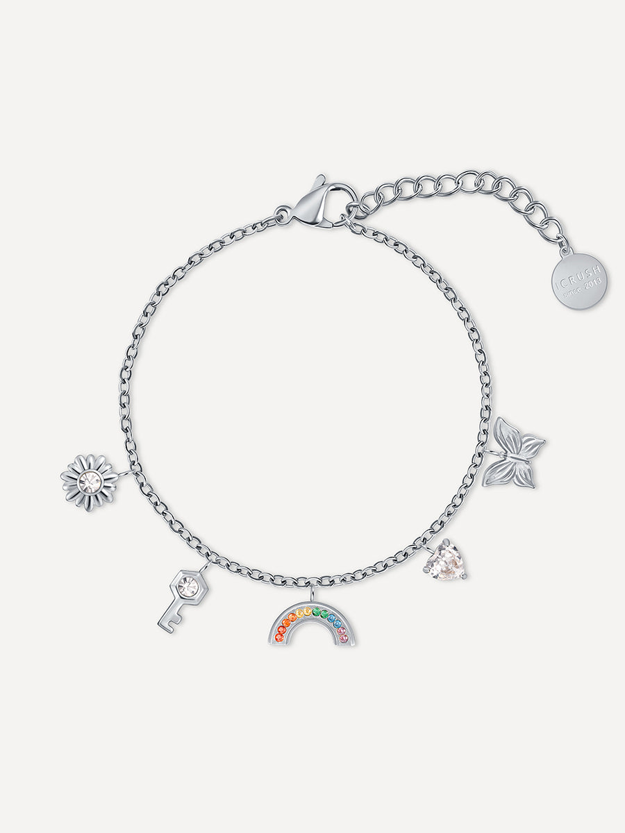 Embrace Love ARMBAND Silber
