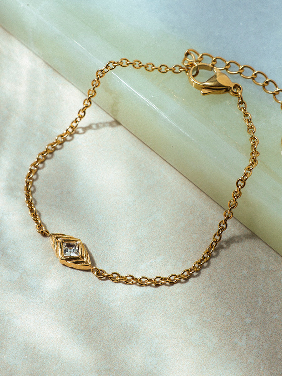 Retro feather bracelet