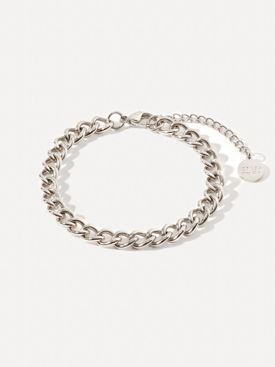 Modern Cuban ARMBAND Silber