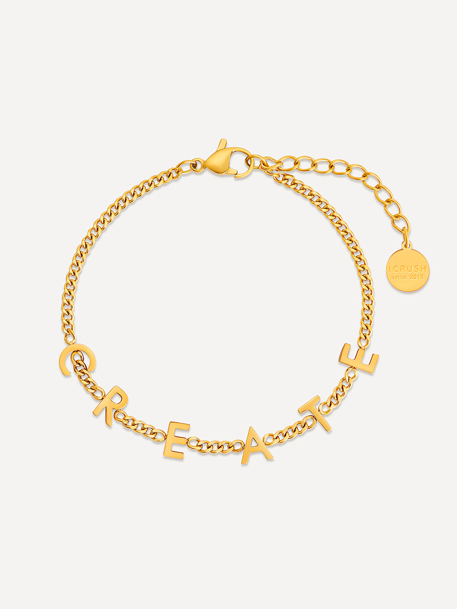 CREATE Journey ARMBAND Gold