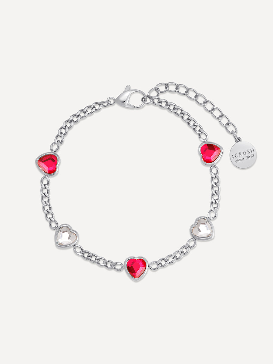 Blazing Love ARMBAND Silber