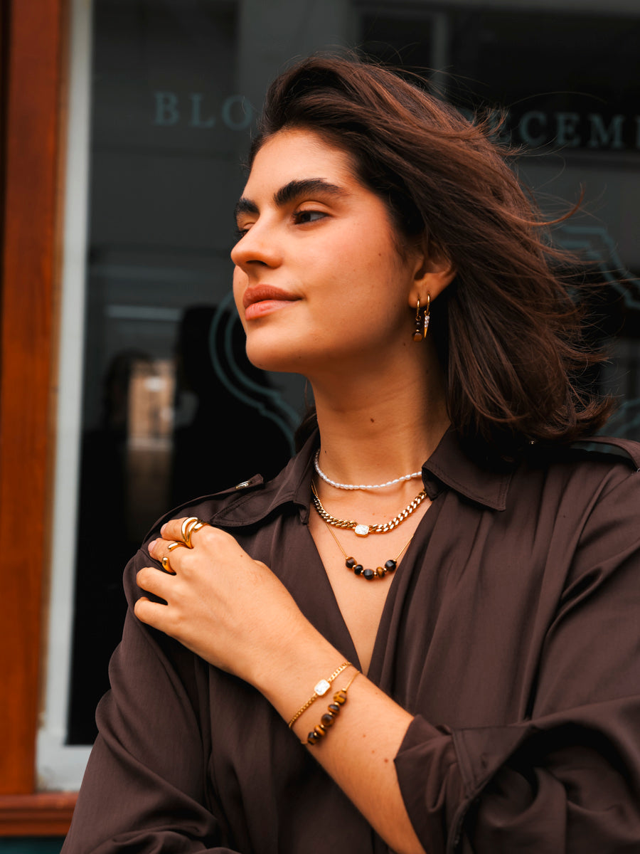 Modern Tiger's Eye ARMBAND