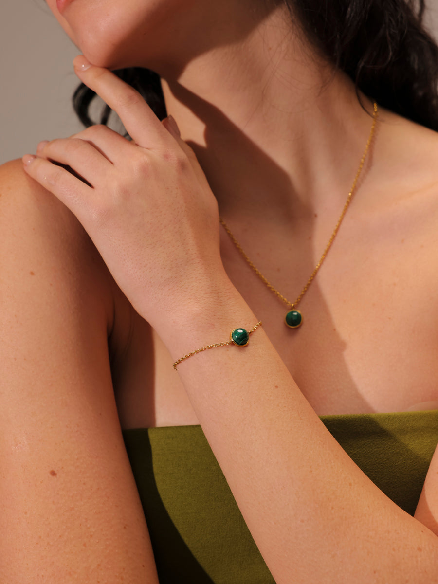 Wandering Wish Dark Green ARMBAND