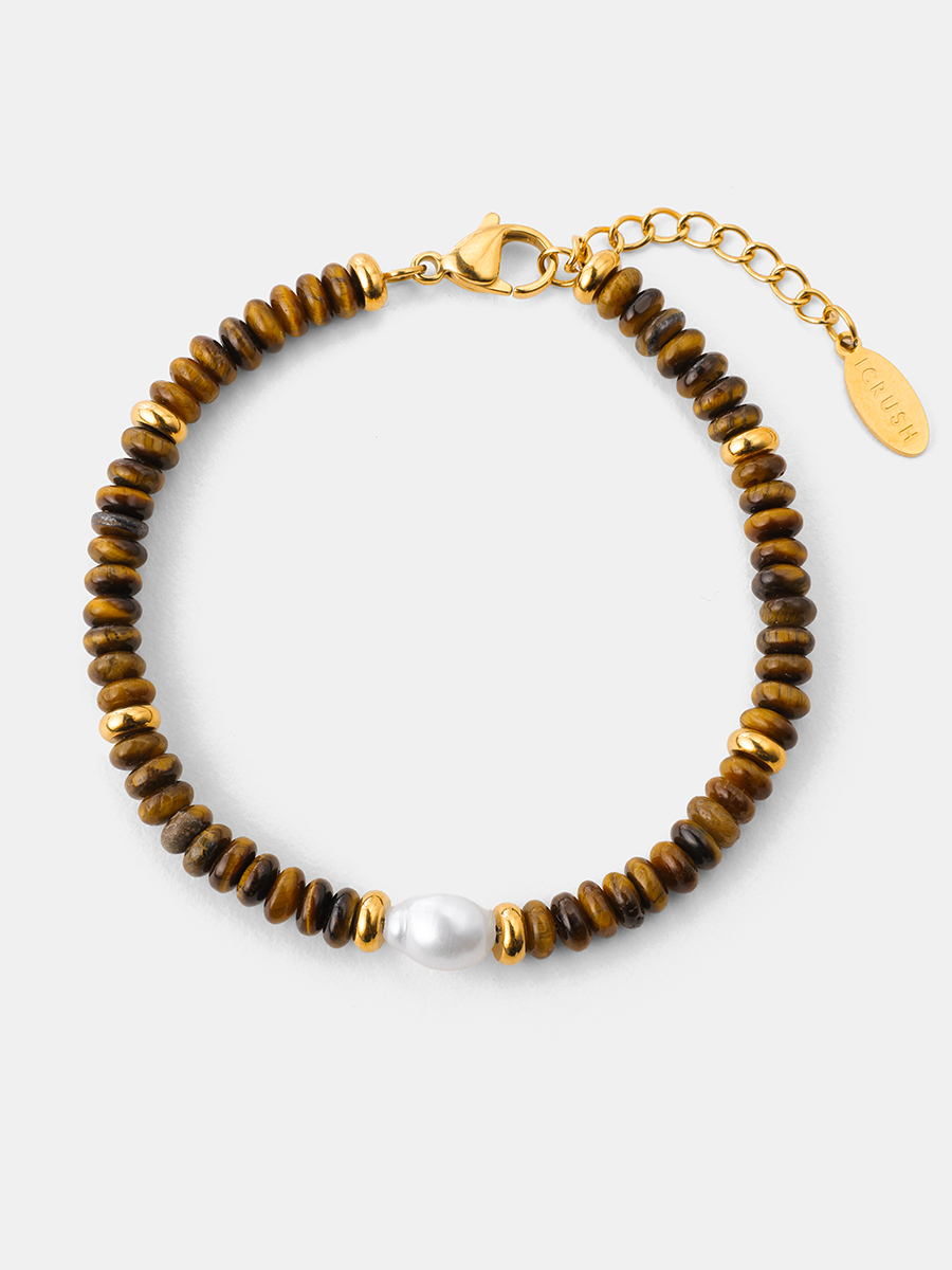 Pearl Dawn Tiger's Eye ARMBAND