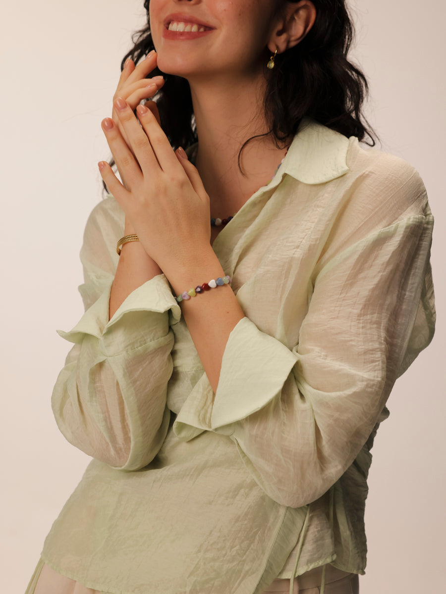 Rainbow Heart ARMBAND