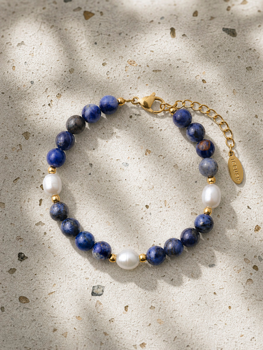 Dawn Pearl Dark Blue ARMBAND ICRUSH
