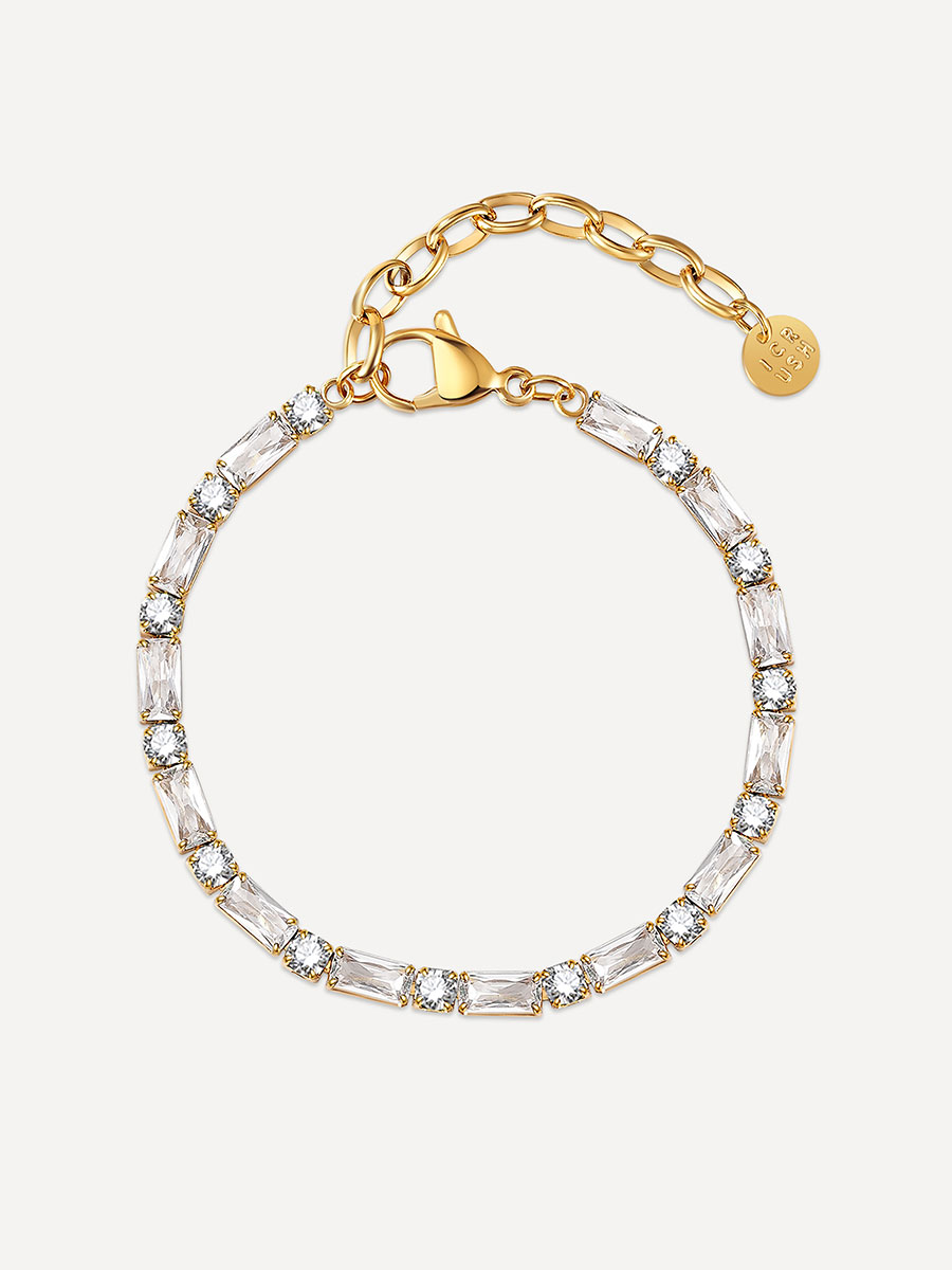 Square N Round ARMBAND Gold
