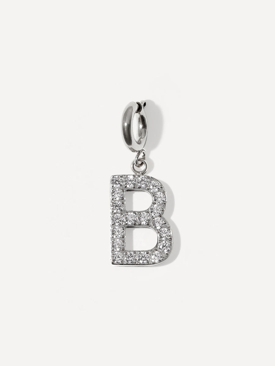 Brilliant Letter Ketten-Charm - B