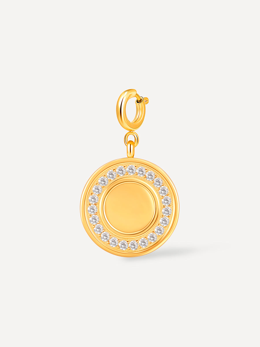 Wishing Well Charm Gold