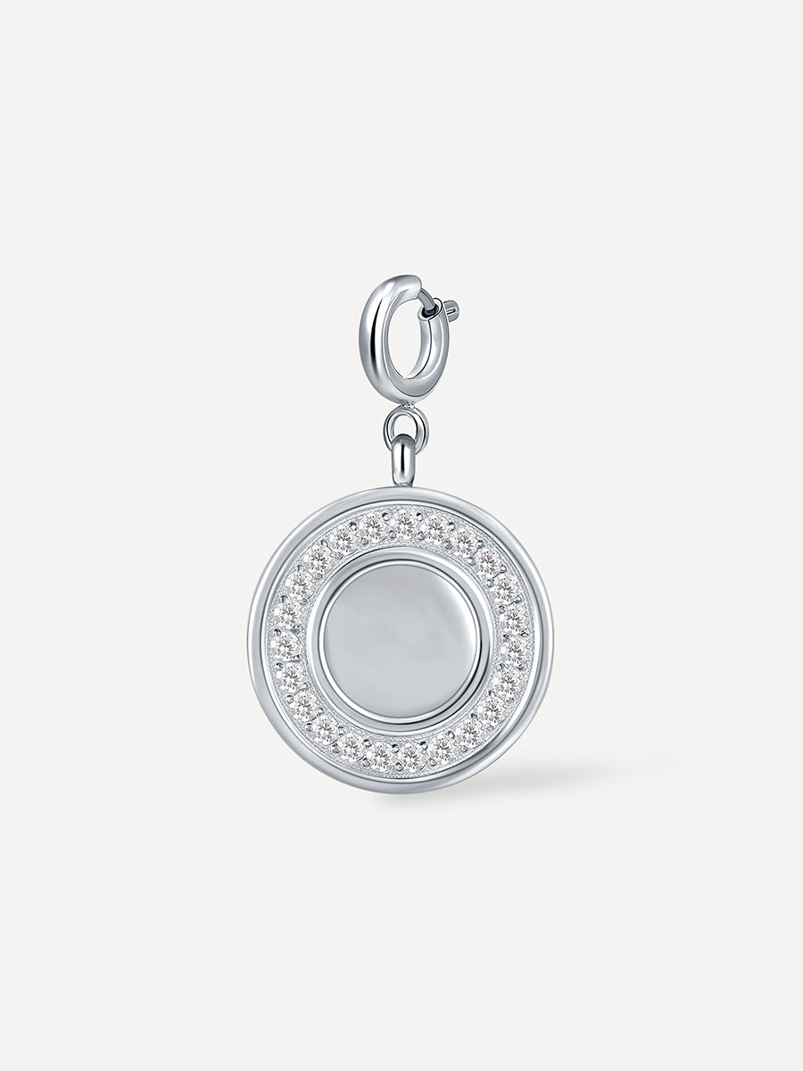 Wishing Well Charm Silber