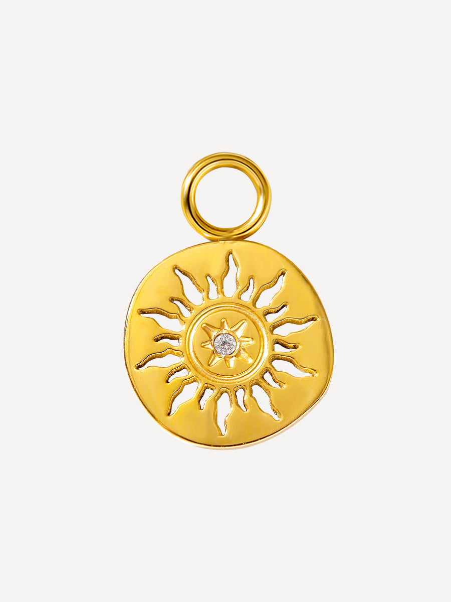 10x10mm Eternal Sunshine Charm Gold