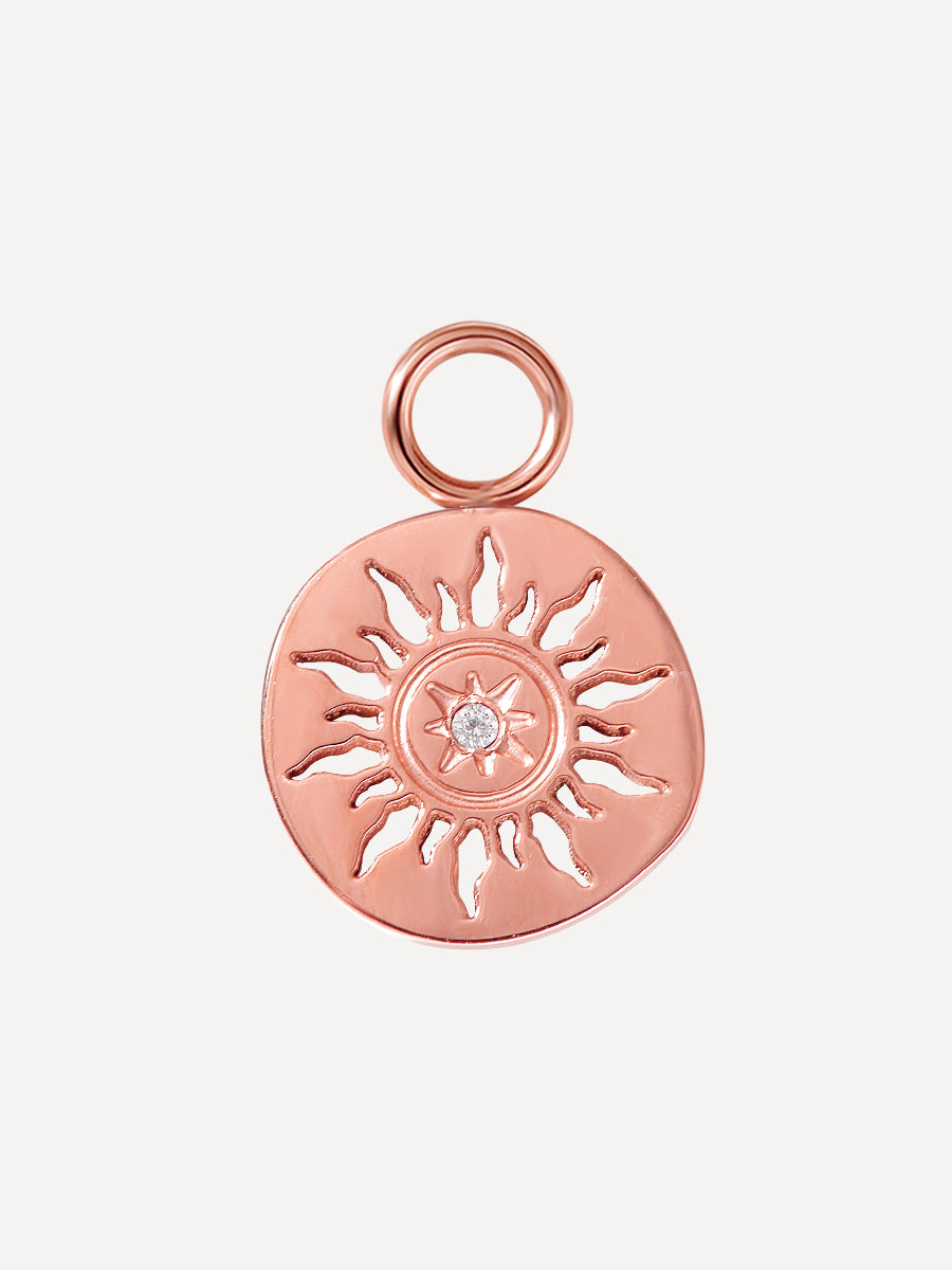 10x10mm Eternal Sunshine Charm Rosegold