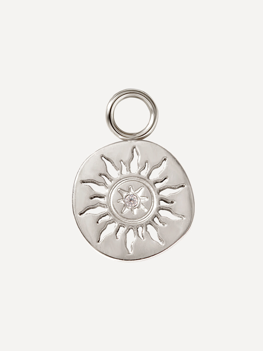 10x10mm Eternal Sunshine Charm Silber