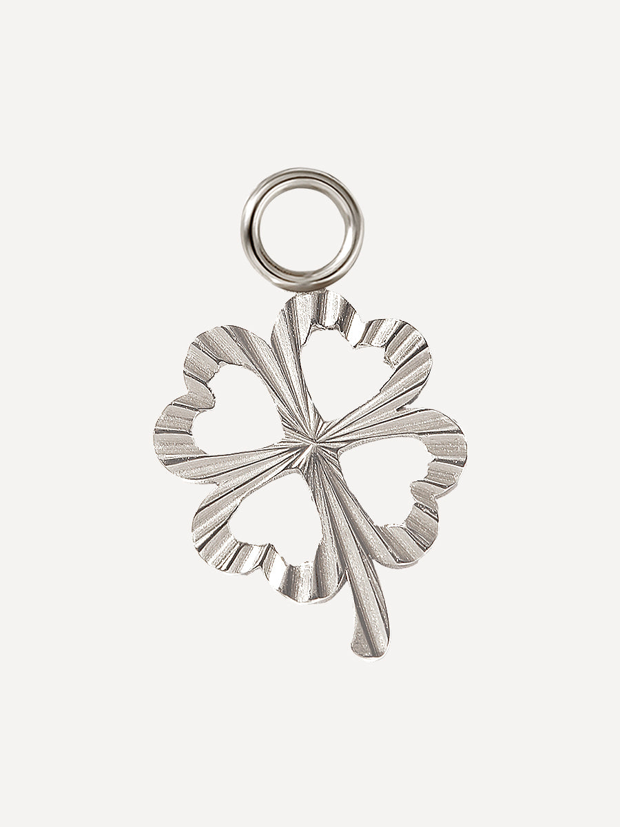 13x10mm Endless Blessing Charm Silber