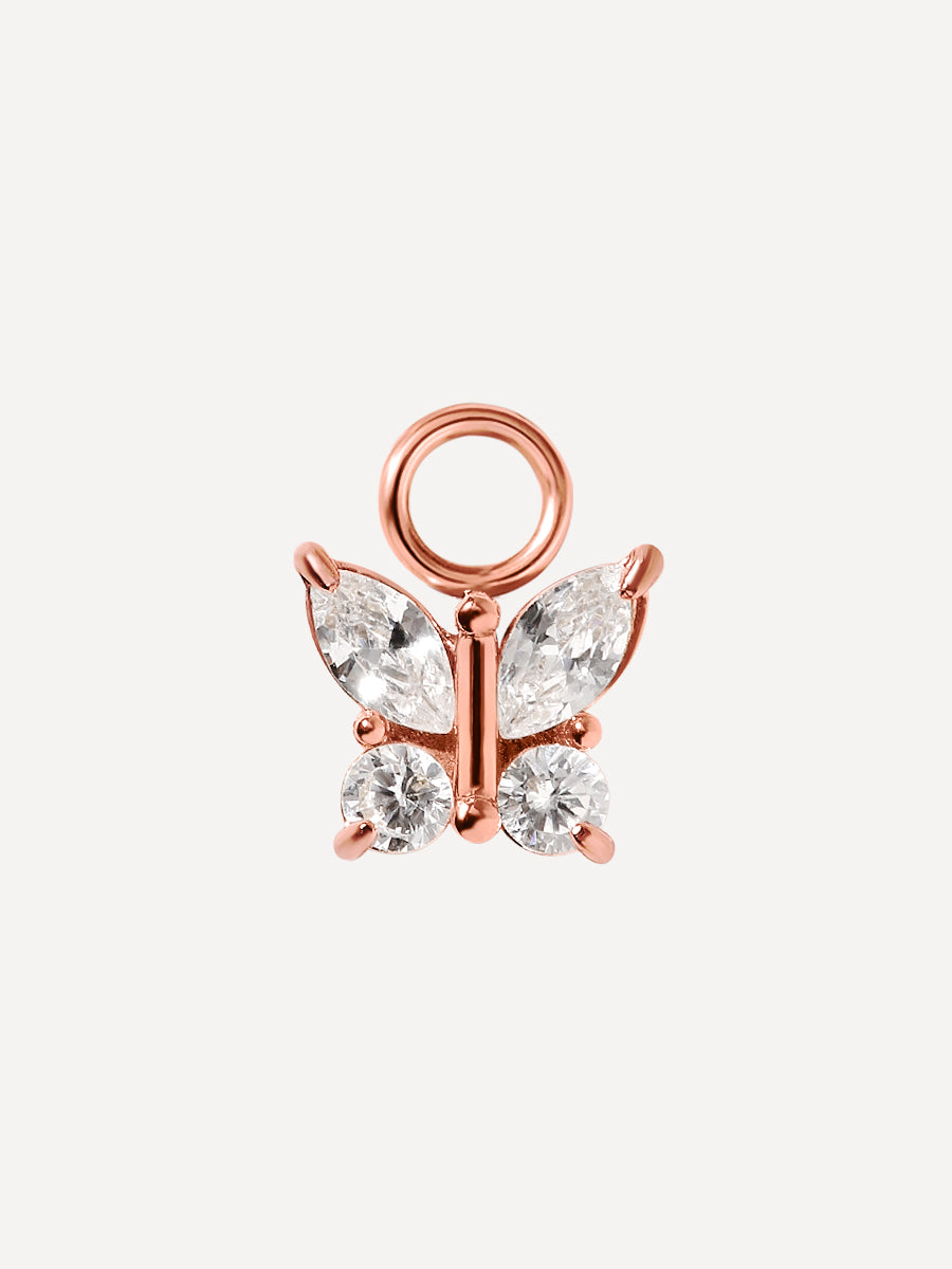 8,4x7,5mm Pure Butterfly Charm