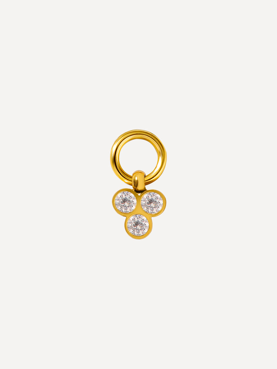 4,7x4mm Victory Fruit Ohrring-Charm