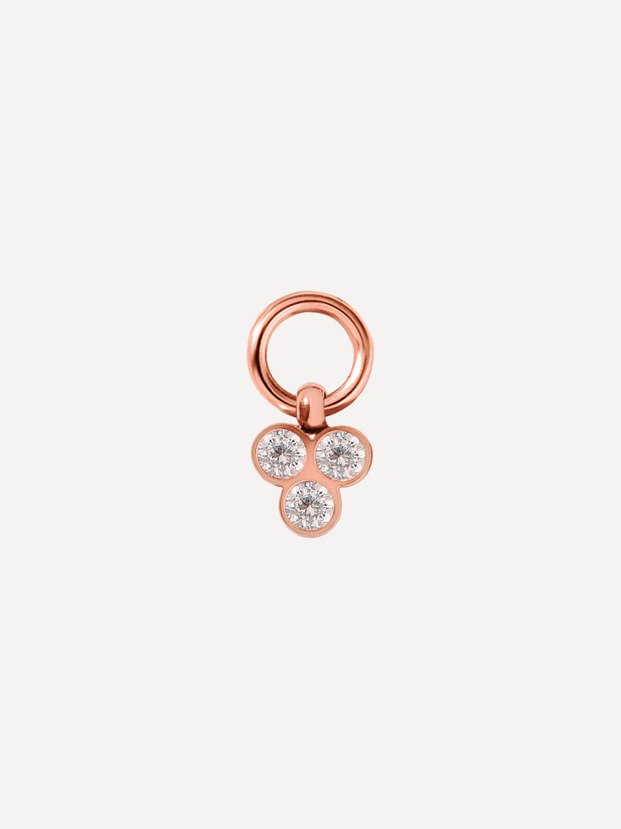 4,7x4mm Victory Fruit Ohrring-Charm