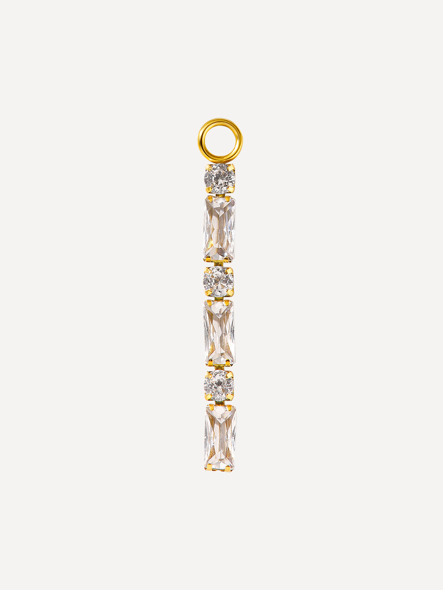 28x3mm Nova Line Charm Gold